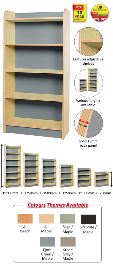 Stratford Standard Width Library Bookcases