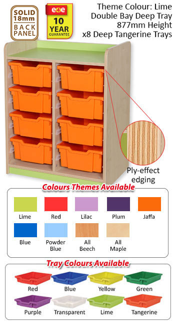 KubbyClass Double Bay Deep Tray Units - 5 Heights