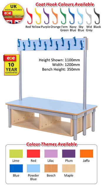 KubbyClass Double Sided Coat Tidy - 1100mm Height