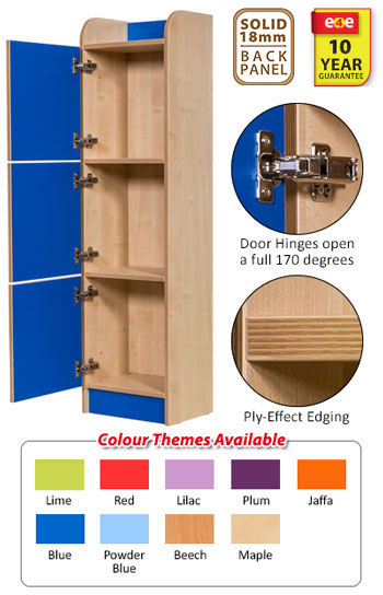 KubbyClass® 3 Door Primary Locker