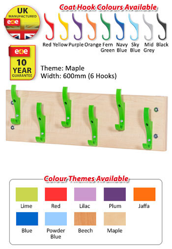 KubbyClass Mounted Coat Hooks