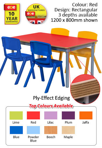 KubbyClass Rectangular Tables - 1200mm Length