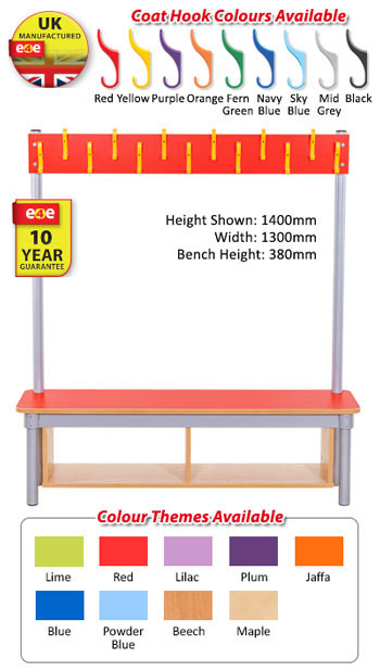 KubbyClass Single Sided Coat Tidy - 1400mm Height