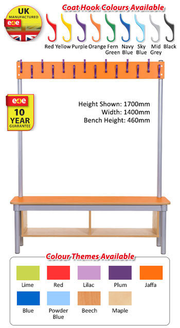 KubbyClass Single Sided Coat Tidy - 1700mm Height