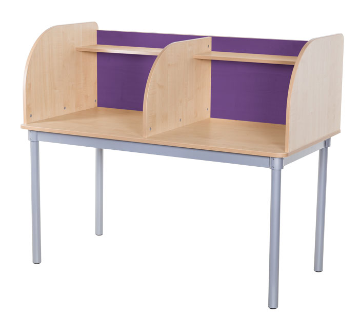KubbyClass Curved Double Carrel