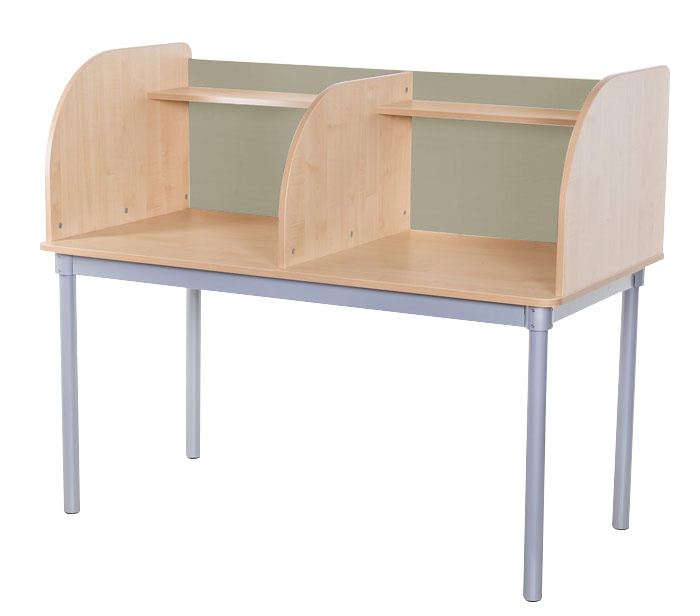 Stratford Curved Double Carrel