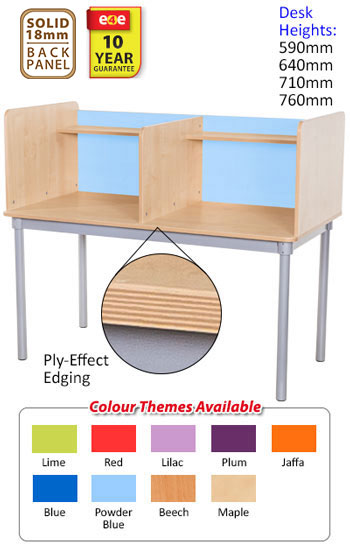 KubbyClass Square Double Carrel