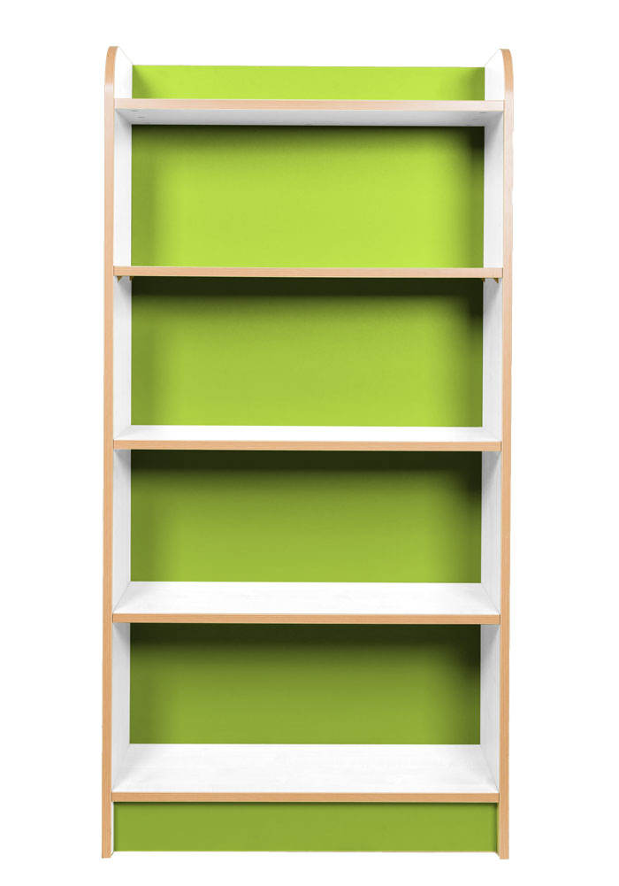 KubbyClass Standard Width Library Bookcases - Polar