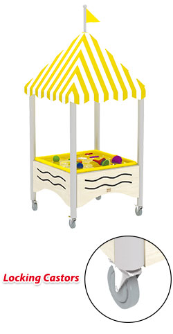 Waves Sand And Water Table With Canopy