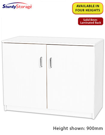 Sturdy Storage - White 1000mm Wide Premium Cupboard