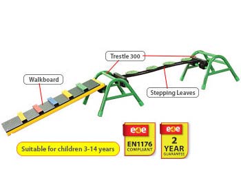 Set 1- Four Piece Freestanding Outdoor Play Gym