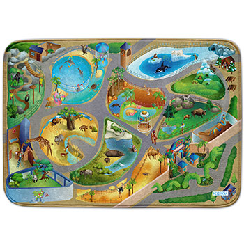 Zoo Roadways Playmat
