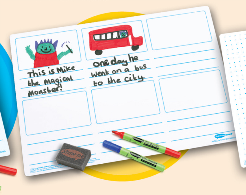 Show-Me® A3 Tell-a-Story Boards - Pack of 5