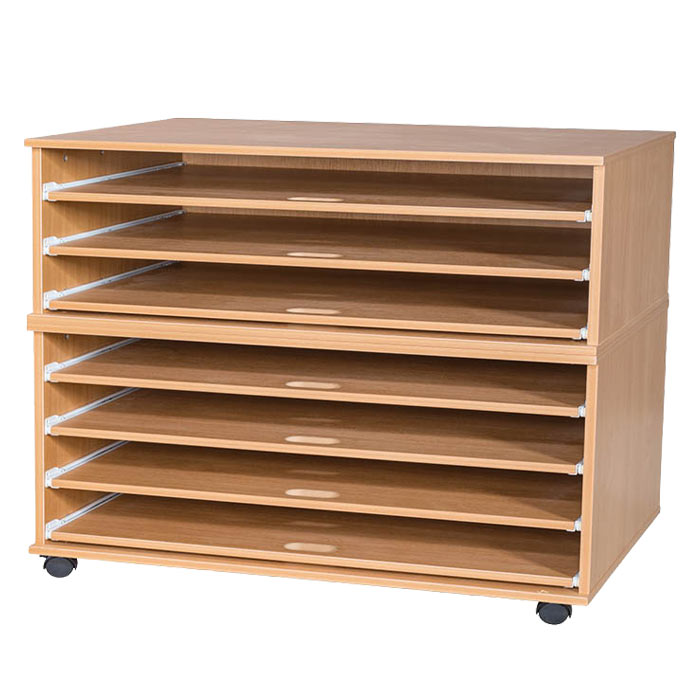 Ready Assembled 7 Sliding Shelves A1 Paper Storage Ready Assembled 7 Sliding Shelves A1 Paper Storage