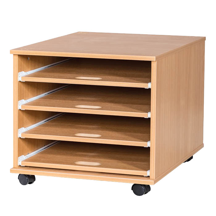 Ready Assembled 4 Sliding Shelves A2 Paper Storage Ready Assembled 4 Sliding Shelves A2 Paper Storage