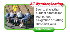 All-Weather Outdoor School Seating 