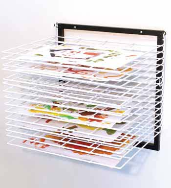 Wall Mounted 10 Shelf Drying Rack