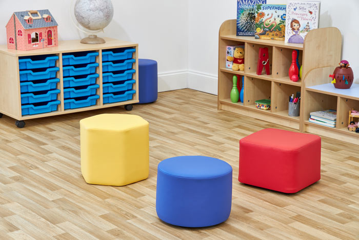 Acorn Simple Shapes Foam Seats - (Set of Three)