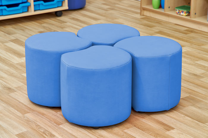 Acorn Primary Mini Bite Foam Seat - (Set of Four)