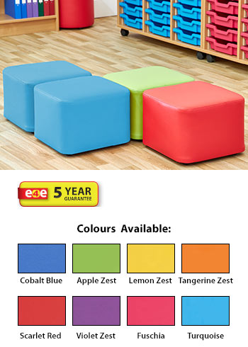 Acorn Primary Cube Foam Seats - (Set of Four)