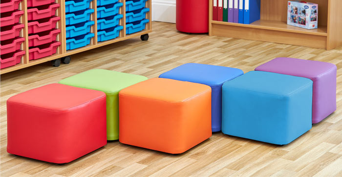 Acorn Primary Cube Foam Seats - (Set of Six)