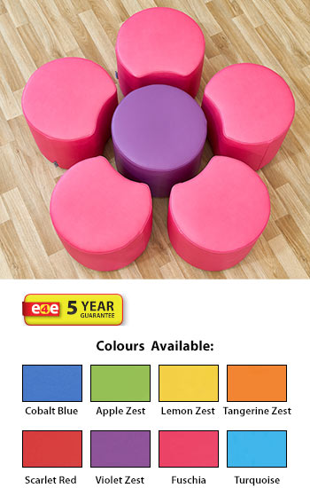 Acorn Early Years Flower Set - (Five Petals and One Dot Seat)