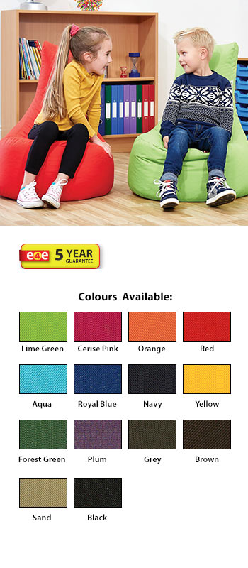 Acorn High Back Primary Bean Bag