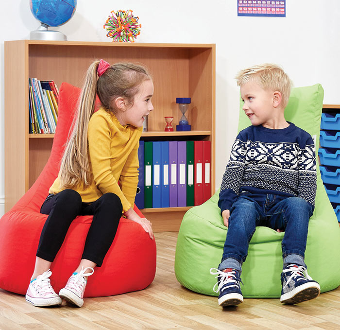 Acorn High Back Primary Bean Bag