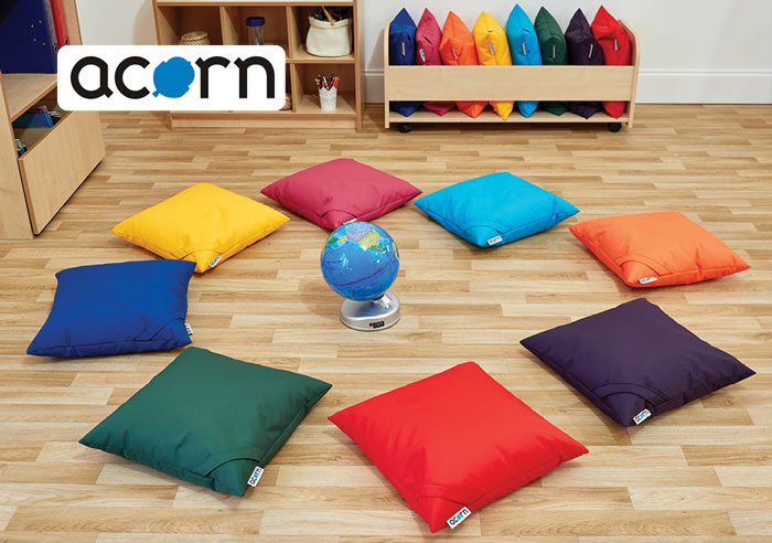 Acorn Original Soft Bean Cushion - (Set of Eight With Trolley)