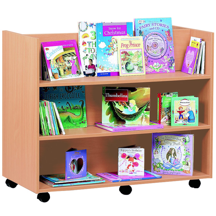 Double Sided Flat Bookshelf