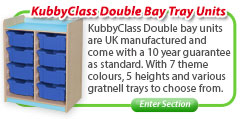 KubbyClass® Double Bay Tray Units