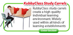 KubbyClass® Premium Study Carrels