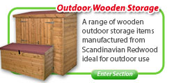 Outdoor Wooden Storage 