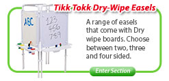 Whiteboard Dry-Wipe Easel Sets