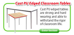 CompCast™  Cast PU Edged Classroom Tables