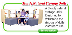 Sturdy Natural Storage Units