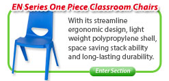 EN Series One Piece Classroom Chairs