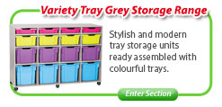 Variety Tray Grey Storage Range