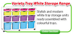 Variety Tray White Storage Range
