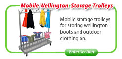 Mobile Wellington Storage Trolleys