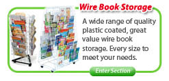 Wire Book Storage