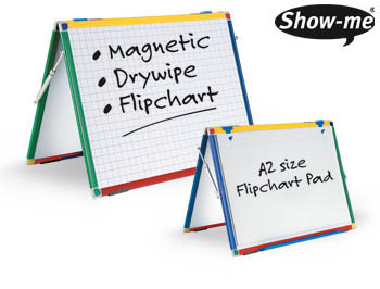 Show-Me A2 Desktop Magnetic Drywipe Easel