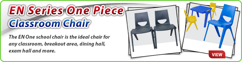 en series one piece classroom chair