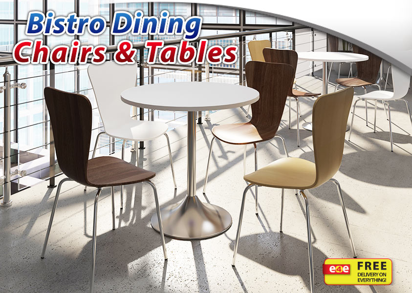 bistro dining chairs and tables graphic