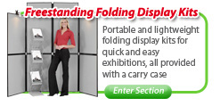 Freestanding Folding Display Kits