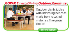 GOPAK Enviro Dining Outdoor Furniture