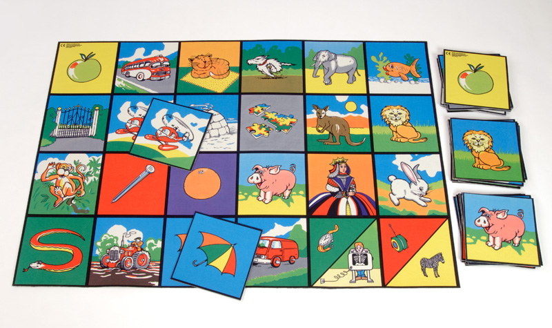 Alphabet Picture Playmat & Alphabet Picture Tiles