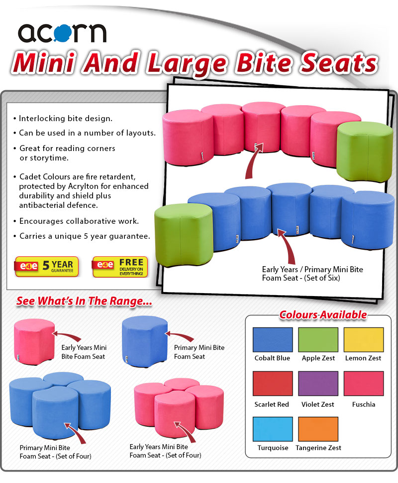 Mini and Large Bite Seat Frag