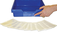 Gratnells Small Tray Label Holders - (Pack of 100)