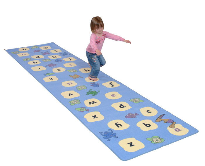 Alphabet Stepping Stones Rug - 4m x 1m Alphabet Stepping Stones Rug - 4m x 1m